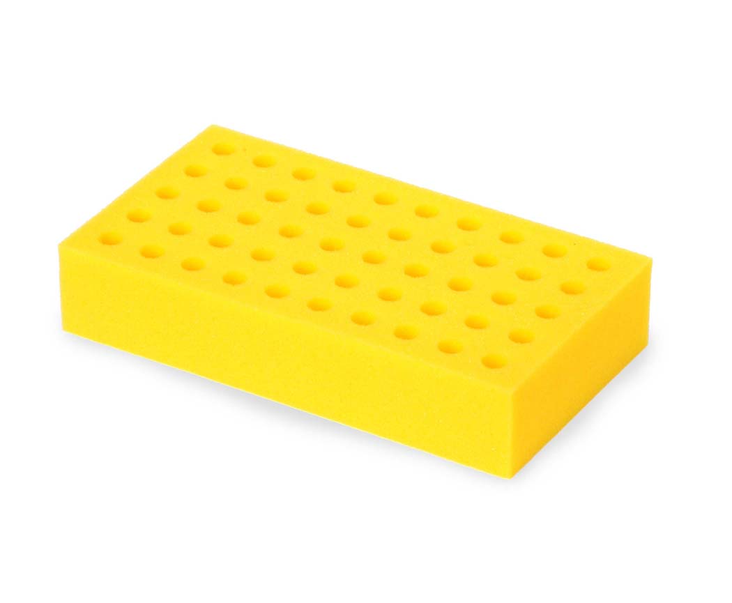 Ohaus Vortexer Accessories - 13 mm Tube Rack Foam 50-Tube Capacity