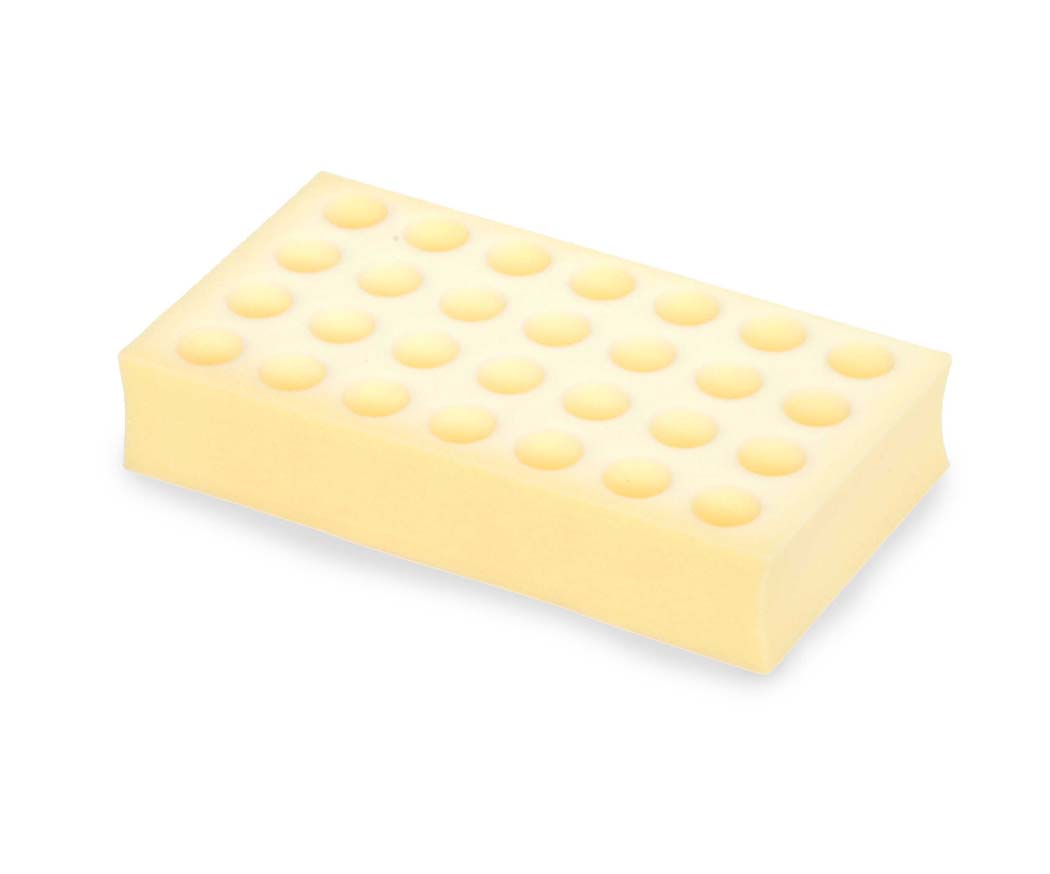 Ohaus Vortexer Accessories - 25 mm Tube Rack Foam 28-Tube Capacity