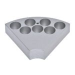 Ohaus Hotplates & Stirrers Accessories – Sectional Block 17 mm Vials